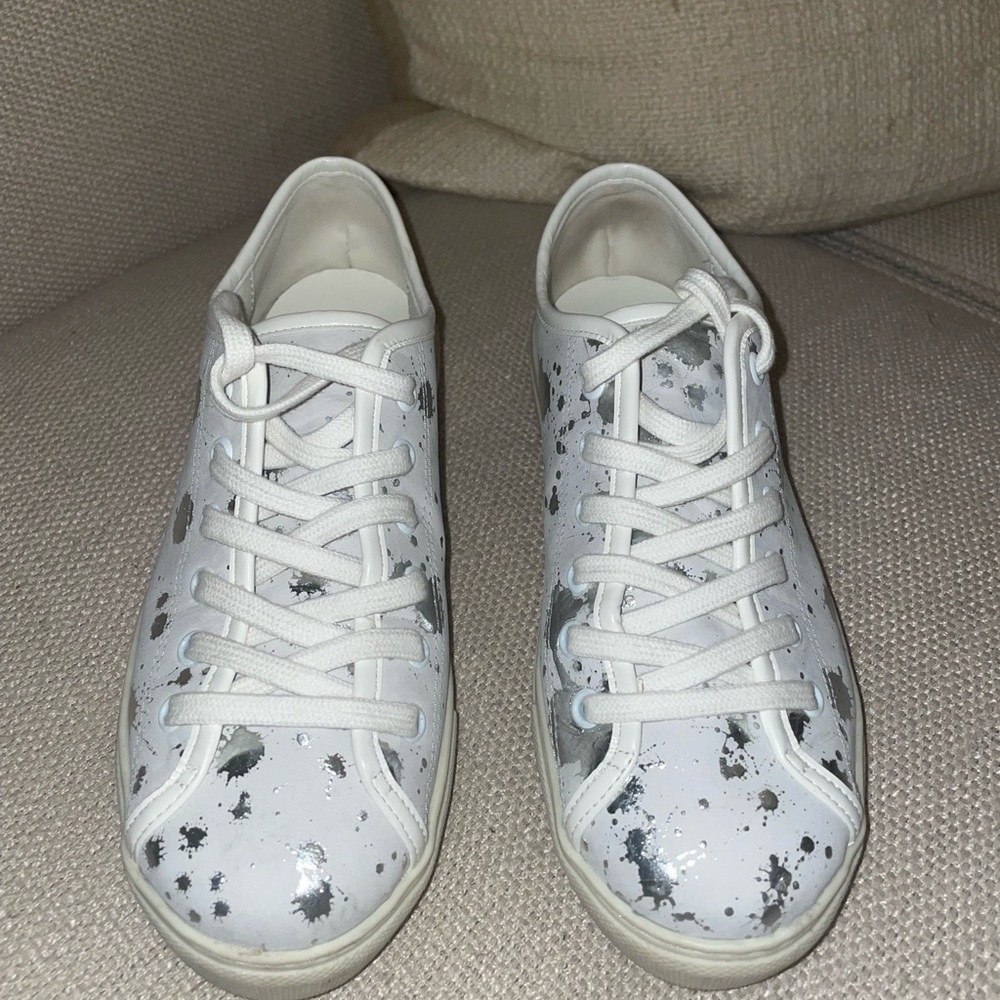 Matisse silver and white sneakers
